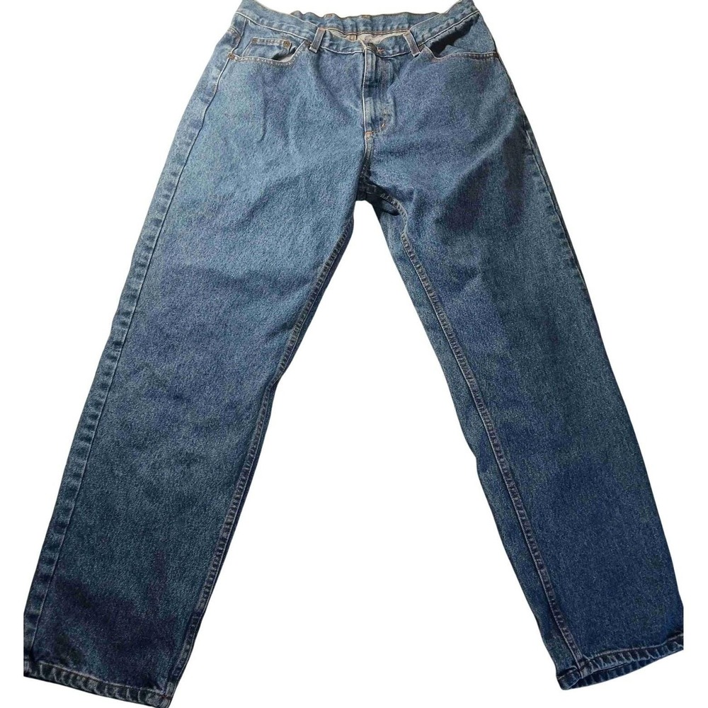 Berkley Jensen Straight Leg Jeans 33x32 100% Cotton Denim VTG 90s Retro Normcore